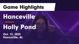 Hanceville  vs Holly Pond  Game Highlights - Oct. 13, 2023