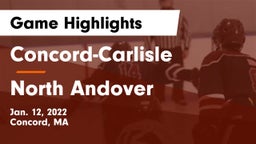Concord-Carlisle  vs North Andover  Game Highlights - Jan. 12, 2022