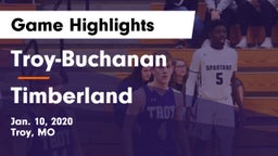 Troy-Buchanan  vs Timberland  Game Highlights - Jan. 10, 2020