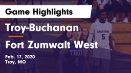 Troy-Buchanan  vs Fort Zumwalt West  Game Highlights - Feb. 17, 2020