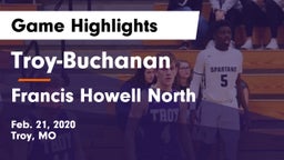 Troy-Buchanan  vs Francis Howell North  Game Highlights - Feb. 21, 2020