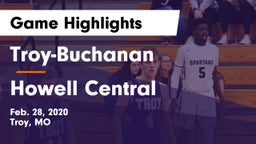 Troy-Buchanan  vs Howell Central  Game Highlights - Feb. 28, 2020