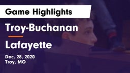 Troy-Buchanan  vs Lafayette  Game Highlights - Dec. 28, 2020