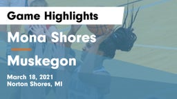 Mona Shores  vs Muskegon  Game Highlights - March 18, 2021