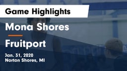 Mona Shores  vs Fruitport  Game Highlights - Jan. 31, 2020