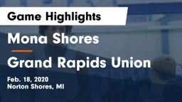 Mona Shores  vs Grand Rapids Union  Game Highlights - Feb. 18, 2020