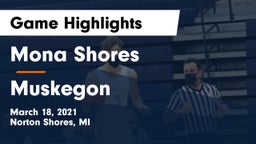 Mona Shores  vs Muskegon  Game Highlights - March 18, 2021
