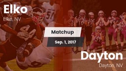 Matchup: Elko  vs. Dayton  2017