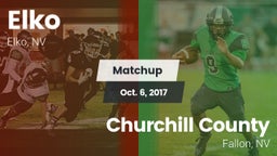 Matchup: Elko  vs. Churchill County  2017