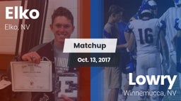 Matchup: Elko  vs. Lowry  2017