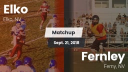 Matchup: Elko  vs. Fernley  2018