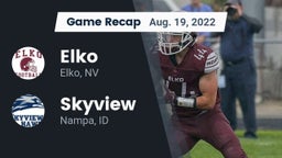 Recap: Elko  vs. Skyview  2022