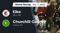 Recap: Elko  vs. Churchill County  2022