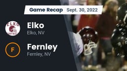Recap: Elko  vs. Fernley  2022