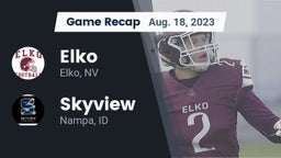 Recap: Elko  vs. Skyview  2023