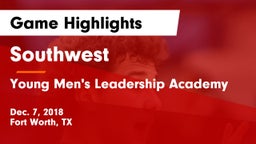 Southwest  vs Young Men's Leadership Academy Game Highlights - Dec. 7, 2018