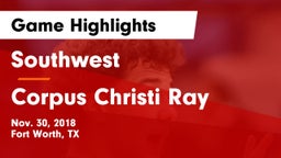Southwest  vs Corpus Christi Ray Game Highlights - Nov. 30, 2018
