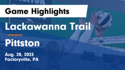Lackawanna Trail  vs Pittston  Game Highlights - Aug. 28, 2023