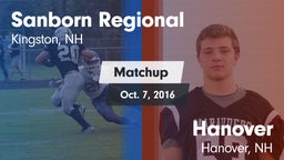 Matchup: Sanborn Regional vs. Hanover  2016