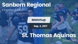 Matchup: Sanborn Regional vs. St. Thomas Aquinas  2017