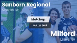 Matchup: Sanborn Regional vs. Milford  2017