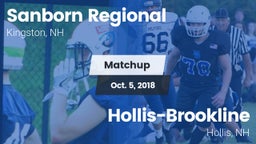 Matchup: Sanborn Regional vs. Hollis-Brookline  2018
