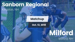Matchup: Sanborn Regional vs. Milford  2018