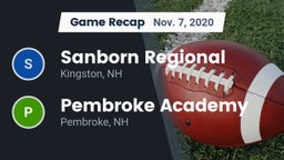 Recap: Sanborn Regional  vs. Pembroke Academy 2020