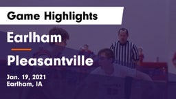 Earlham  vs Pleasantville  Game Highlights - Jan. 19, 2021
