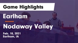 Earlham  vs Nodaway Valley  Game Highlights - Feb. 18, 2021