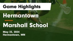 Hermantown  vs Marshall School Game Highlights - May 23, 2024
