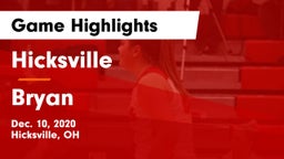 Hicksville  vs Bryan  Game Highlights - Dec. 10, 2020