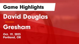 David Douglas  vs Gresham  Game Highlights - Oct. 19, 2023