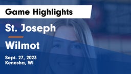 St. Joseph  vs Wilmot  Game Highlights - Sept. 27, 2023