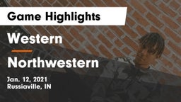 Western  vs Northwestern  Game Highlights - Jan. 12, 2021