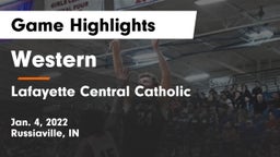 Western  vs Lafayette Central Catholic  Game Highlights - Jan. 4, 2022