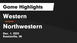 Western  vs Northwestern  Game Highlights - Dec. 1, 2023