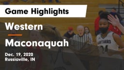 Western  vs Maconaquah  Game Highlights - Dec. 19, 2020