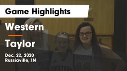 Western  vs Taylor  Game Highlights - Dec. 22, 2020