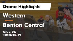 Western  vs Benton Central  Game Highlights - Jan. 9, 2021
