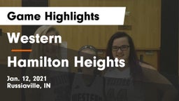 Western  vs Hamilton Heights  Game Highlights - Jan. 12, 2021