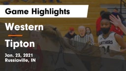 Western  vs Tipton  Game Highlights - Jan. 23, 2021