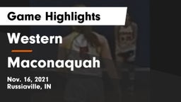 Western  vs Maconaquah  Game Highlights - Nov. 16, 2021