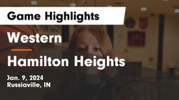 Western  vs Hamilton Heights  Game Highlights - Jan. 9, 2024