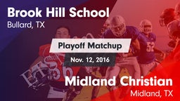 Matchup: Brook Hill High vs. Midland Christian  2016