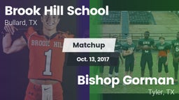 Matchup: Brook Hill High vs. Bishop Gorman  2017