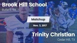 Matchup: Brook Hill High vs. Trinity Christian  2017