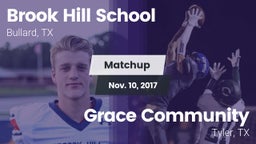 Matchup: Brook Hill High vs. Grace Community  2017