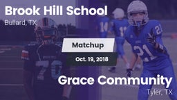 Matchup: Brook Hill High vs. Grace Community  2018