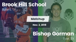 Matchup: Brook Hill High vs. Bishop Gorman  2018